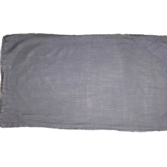 Casaluna Grey Linen Blend Fringe KING Pillow Sham NWOT - Picture 2 of 8